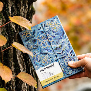 Paperblanks Pelegrine 2025 New Years Edition Embroidered Hanfu Notebook Blue Willow Retro Style Artistic Journaling Planner