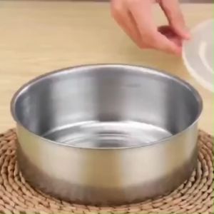 ชุดหม้อสแตนเลส 5 ใบ✨ ที่เก็บอาหาร ชามเก็บอาหาร กล่องเก็บอาหารสแตนเลส ชุดหม้อ🥘ชามผสมอาหารสแตนเลส พร้อมส่ง