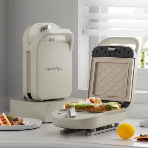 💥Dream Best🔥 600W Electric Sandwich Maker Waffle Maker Multi-baker Breakfast Machine Toaster Baking Pancake Sandwichera Double Side Heat
