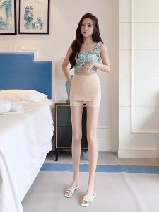 (SG Seller) 3 Pcs Women Panties Ice Silk Safety Shorts Summer Short Panties Seamless Safety Short Pant Double Layer Skirt Shorts Slim Underwear Lingerie Boxer Briefs