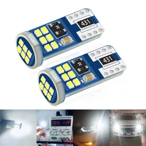 2PCS T10 Super Bright T10 White LED Bulb CANBUS No Errors T10 Light Bulb Interior Lights Reading Lamp Signal Light Taillight 12V