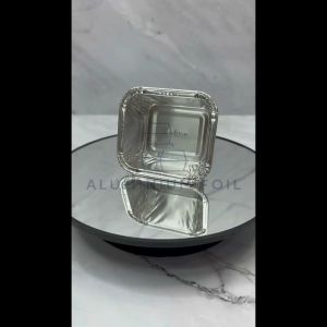 Aluminium Foil Cup Bx 0350 Ukuran Kecil 150 Ml Dan Tutup Tray Cocok Sebagai Wadah Tempat Puding Susu