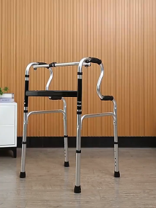 Adjustable Elderly Walking Aid Foldable Walking Stick For Disability