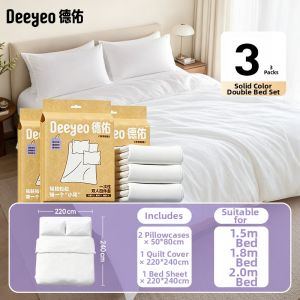 DEYOU | Disposable Bed Linens Bedding Set