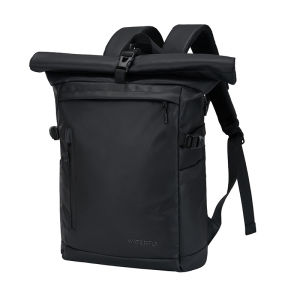 WATERFLY Roll Top Backpack work bag 18/30L Bagpack Waterproof Daypack camping backpack large capacity school bag for Men Women Rolltop Laptop Daysack with Multiple Compartments for School Commuting Travel