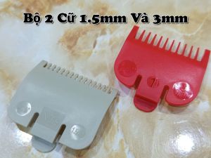 Cữ nhựa 1.5mm và 3mm gắn cho nhiều mẫu tông đơ cắt tóc.