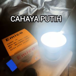 EMICO LAMPU LED Halogen SPOT LIGHT 7W E27 CAHAYA PUTIH / KUNING WARM 3000K SNI BAGUS BERKUALITAS TERBAIK