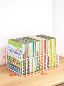 Portable Rolling Bookshelf Multilevel Storage