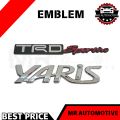 Logo Emblem Bagasi Tulisan Yaris Trd Sportifo Original. 