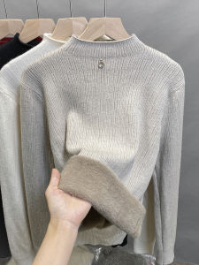 JIANDIYA | Thickened Half-High Neck Sweater for Women