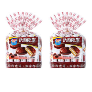 Dali Garden Chocolate Pie 1000G Breakfast Bread Snacks Biscuits Full Box Rhubarb Pie Pastry Gourmet Snacks