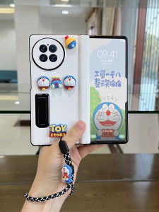 Cute Cartoon Cat Phone Case for Vivoxfold3 Full Cover Protection New Model Vivo Xfold2 Foldable Screen Protective Case Shell Film Integrated Magnetic Absorption Stand Xfold3pro Womens Style