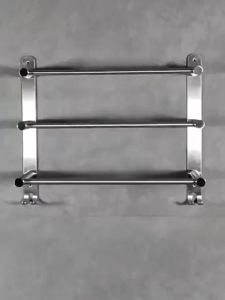 [SG Stock]SUS 304 Stainless Steel Wall Mount Punch Free Towel Rack Bathroom Towel Bar