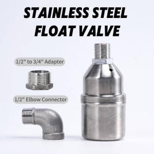 304 Stainless Steel Water Level Valve  Automatic Float Control for Tank & Tower  Corrosion-Resistant Shutoff Valve