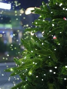 Christmas Led Light 50M String Fairy Light Waterproof Green Wire  LED Ribbon Lights Decoration Ornament DIY Merry Christmas