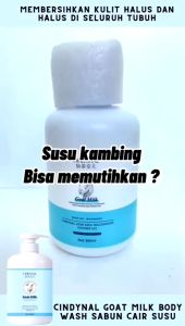 CINDYNAL Sabun Cair Goat Milk Niacinamide Shower Gel / Body Wash Moisturizing Smooth Skin BPOM