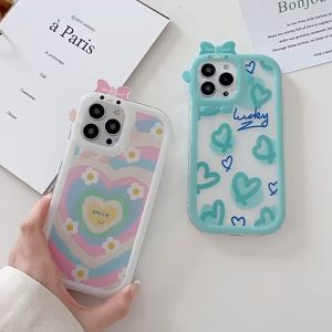 รุ่น 11 ถึง 15 Pro Max Xs Max XR และ SE เคสลาย การ์ตูน สุขยาย 12 14 15 รุ่น 6 7 8 Plus และ สมาร์ท พร้อม เคสสำหรับ iPhon