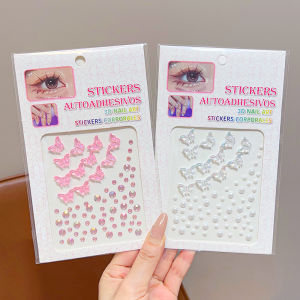 WAMEN | 3D Butterfly Rhinestone Adhesive Face Stickers Child Photoshoot Flashy