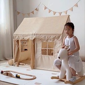 Lều cho bé lều công chúa hoàng tử Phong cách truyện cổ tích Khung INOX (hoặc nhựa) siêu chắc chắn vải dù cao cấp