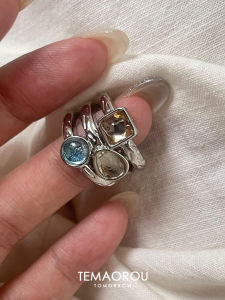 Silver Titanium Steel Ring Fake Wide Mouth Womens Ring Unique Finger Ring Fashion Jewelry Cat Soft Brand Non-Engraving