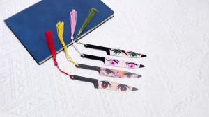 Bandai | Bộ Đánh Dấu Trang Acrylic Demon Slayer - Nhân Vật Tanjiro Zenitsu Mitsuri Nezuko Dành Cho Đọc Manga Ghi Chép Quà Tặng Cho Người Sưu Tầm Otaku