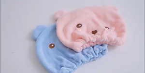 Bear Dry Hair Cap Towel Microfiber High Water Absorbent Quick Drying Towel Bath Shower Hat