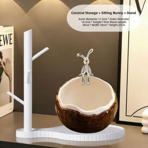 MEIWEISI | Coconut Shell Keys Holder
