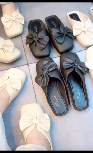 Sandal Wanita / Sandal Wanita Korean Style / Sandall Selop Wanita / Sandal Lucu / Sandal Wanita Tertutup Dengan Pita