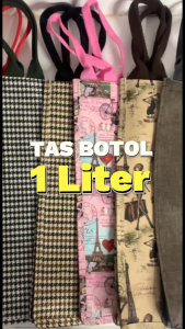Tas Botol Minum Tas Tumbler Tas Botol Bertali Premium 1 Liter 2 Liter