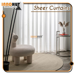 [1PC] Innohut Valencia White Sheer Curtain Tingkap Langsir Pintu Langsir Putih Cangkuk Pinch Pleat Hook Eyelet Ring