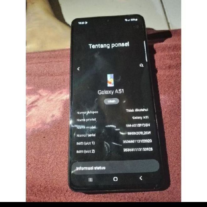 SAMSUNG A51 RAM NFC SECOND NORMAL Lazada Indonesia