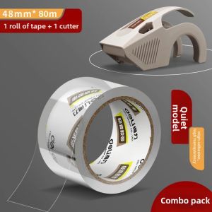 deli | Low Noise Waterproof High Adhesive Transparent Packaging Tape Dispenser