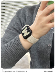 New Arrival Soft Woven Magnetic Buckle IWatch Strap Magnetic Suction for Apple Watch AppleWatch Womens Sports