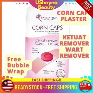(5 packs/25 pcs)Carnation CORN CAPS Ubat Kematu Ketuat Tapak Kaki Corn Caps Plaster Corn Plaster Tapak Kaki Corn Remover