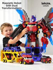 XINGE | Transformable Magnetic Robotic Car Toys