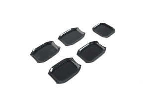 Ốp Trang Trí Cửa Xe Nội Ngoại Thất Kiểu Sợi Carbon Cho Jeep Wrangler JL JT Gladiator 2018-2023 Chất Liệu ABS