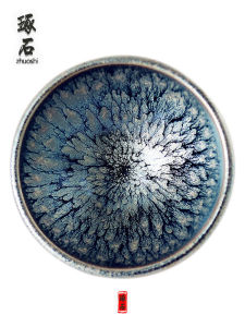 ถ้วยชาดินสอโบราณสไตล์จีนที่ทำมือแท้พร้อมอุปกรณ์ชงชา ถ้วยชาดินสอแท้จากจิ้นยานจิ้น