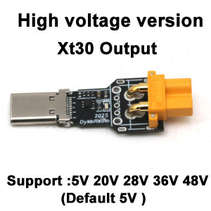 140W PD3.1 TYPE-C USB PD Voltage Trigger Adapter 5V 9V 12V 15V 20V 28V Fast Charging Protocol Male USB QC/ PD TO DC Power Supply