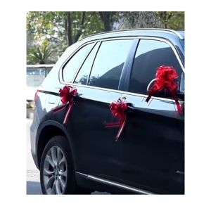 10 bông hoa/gói nơ ruy băng tú cầu viền voan cao cấp size đại trang trí giỏ quà xe hoa đám cưới lễ tết -ESTLA