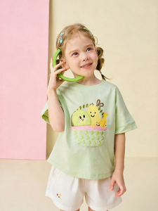 Great Family | Girl Short Sleeve T-shirt Comfortable and Breathable
