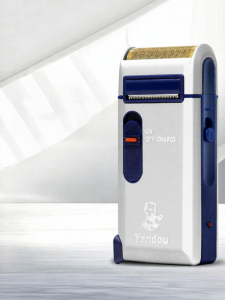 Electric Rechargeable Shaving Razor Mens Intelligent Beard Trimmer Single Blade Head Wet And Dry Shaving Wired Charging