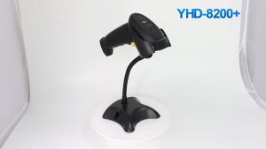 Bluetooth Barcode Scanner Wireless barcode 2D Adjustable Stand 2.4G Wireless USB Wired Handheld Barcode Reader 1D QR Screen Scanning Auto Sensing Support Windows Mac iOS Android System 1-3 days delivery