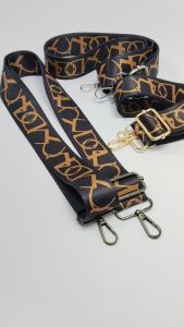 Tali Panjang Tas Selempang Wanita Bahan Poliester Tebal Motif DD Lebar 4 cm