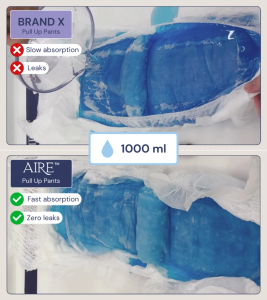 Aire Ultra Protection Adult Diaper Pull Up Pants - Size XL (4X12 pcs) (Adult Diaper Pants Overnight Protection Heavy Leakage)