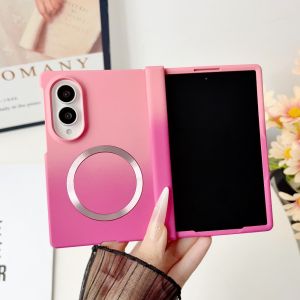 Hinge Protection Gradient Color For Magsafe Magnetic Hard PC Shockproof Phone Case For Samsuang Galaxy Z Fold 8 Ultra 7 6 5 4 3
