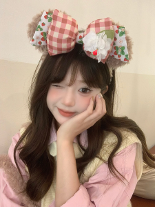 Adorable Disney Land Hairband Christmas Cosplay Shirley Rose Face Wash Cartoon Headband Photo Prop Cute Sweet Style New