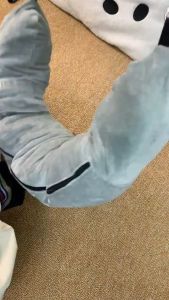 Travel U-Shaped Pillowcase Neck Pillow Luggage Pillowcase with Adjustable Strap