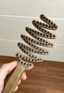 Natural Boar Bristle Comb Super Easy to Use Hair Care Comb for Smooth Hair Long Handle for Better Scalp Massage Adult Use