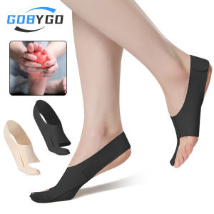 GETINFIT 1 Cái Có Thể Điều Chỉnh Trọng Lượng Nhẹ Ngón Chân Cái Valgus Corrector Không Đau Nẹp Mắt Cá Chân Ngón Chân Tách Chỉnh Sửa Da/Đen S/M/L