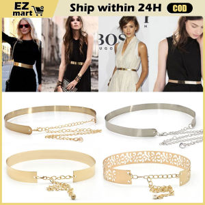 2/3.5/4cm Luxury Metal Women Waist Belt Designer Women Dress Party Gold Alloy Belt Waistband Jeans Female Girdle Strap Womens Metal Sheet Waistband Mirror Waist Chain